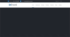 Desktop Screenshot of infront.com.br