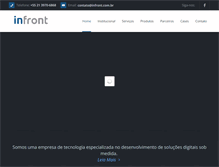 Tablet Screenshot of infront.com.br